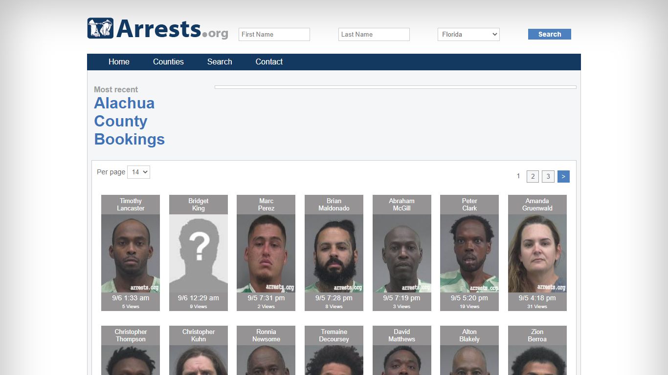 Alachua County Arrests and Inmate Search